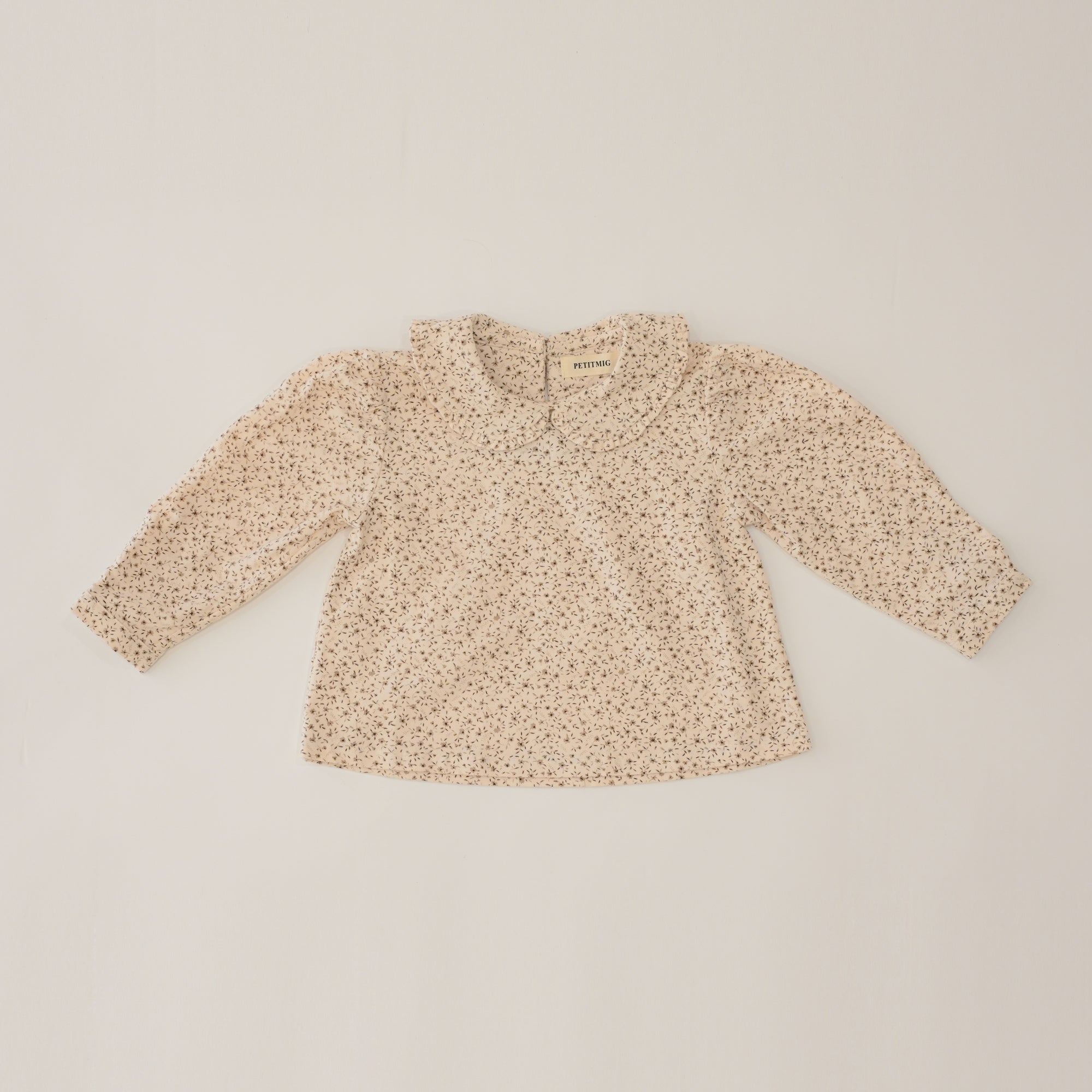 blouse E2 flower ホワイト