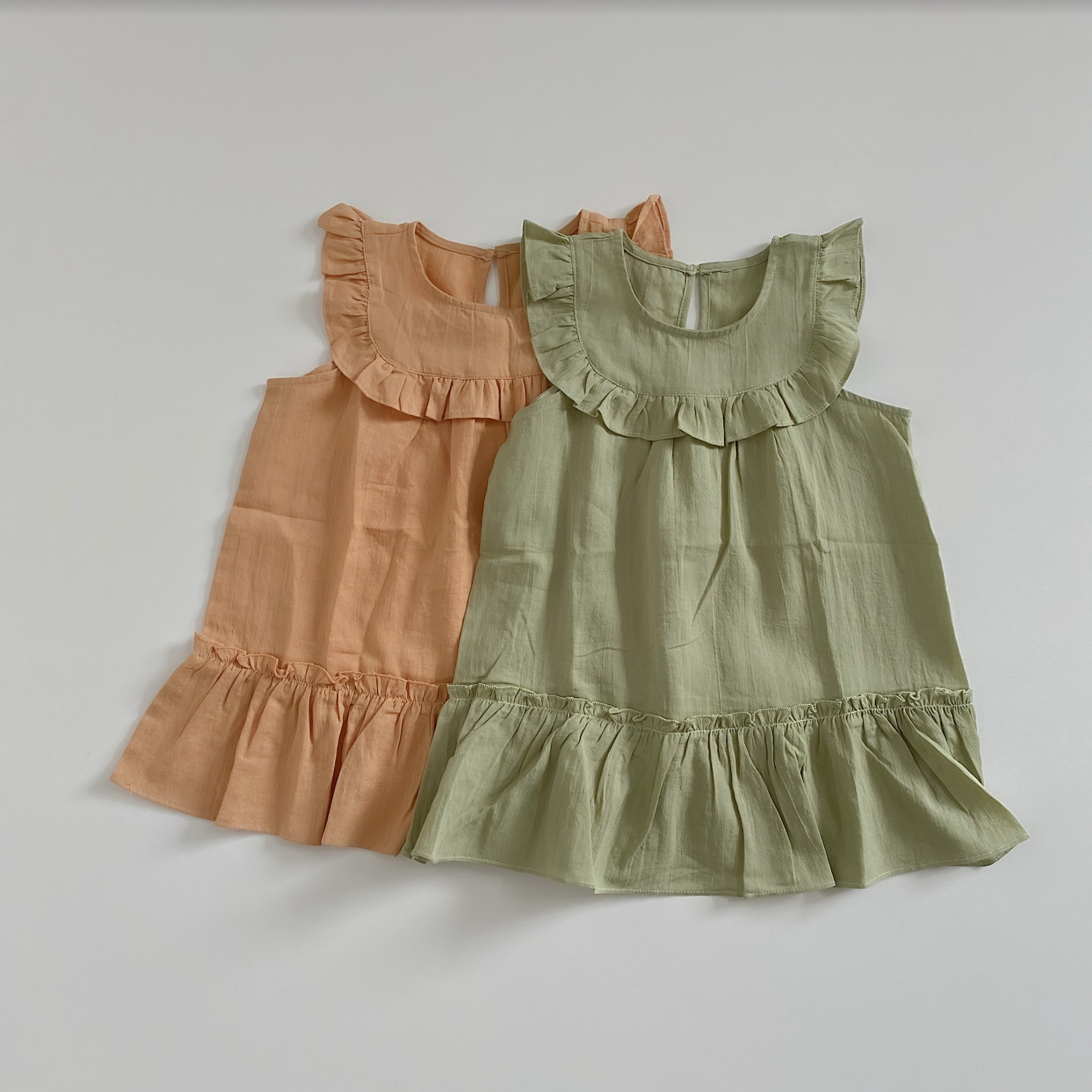 【OUTLET】フラッタースリーブワンピ