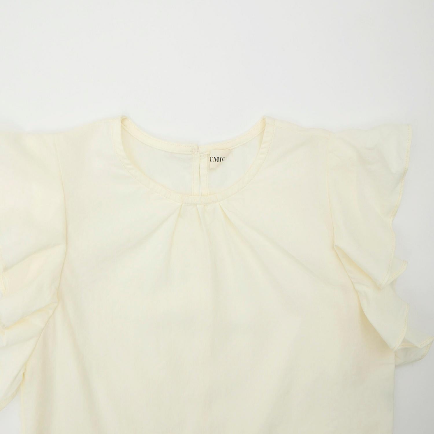 【Outlet】 Frilled sleeve tee