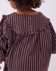 blouse T1 ブラウン