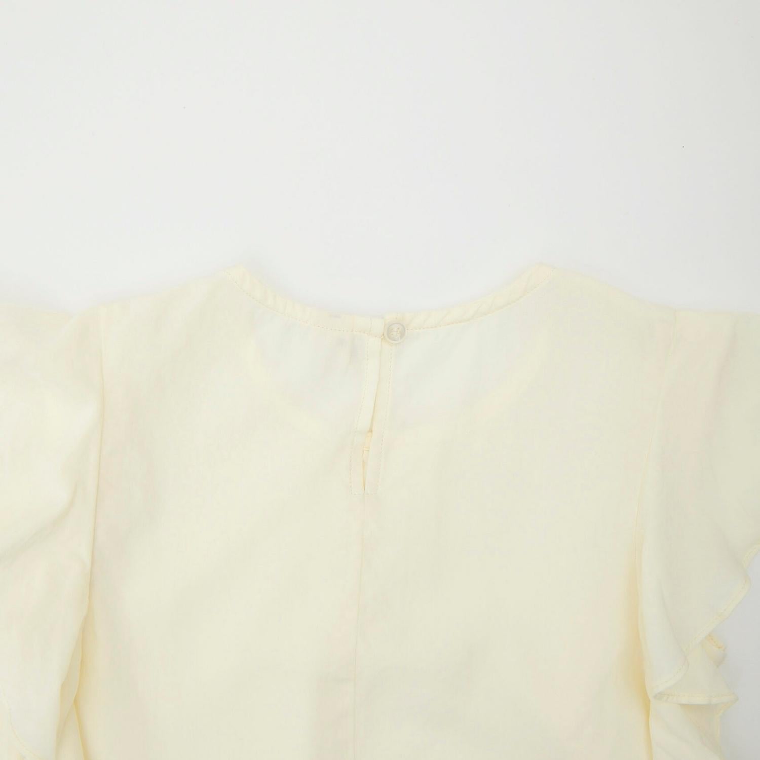 【Outlet】 Frilled sleeve tee