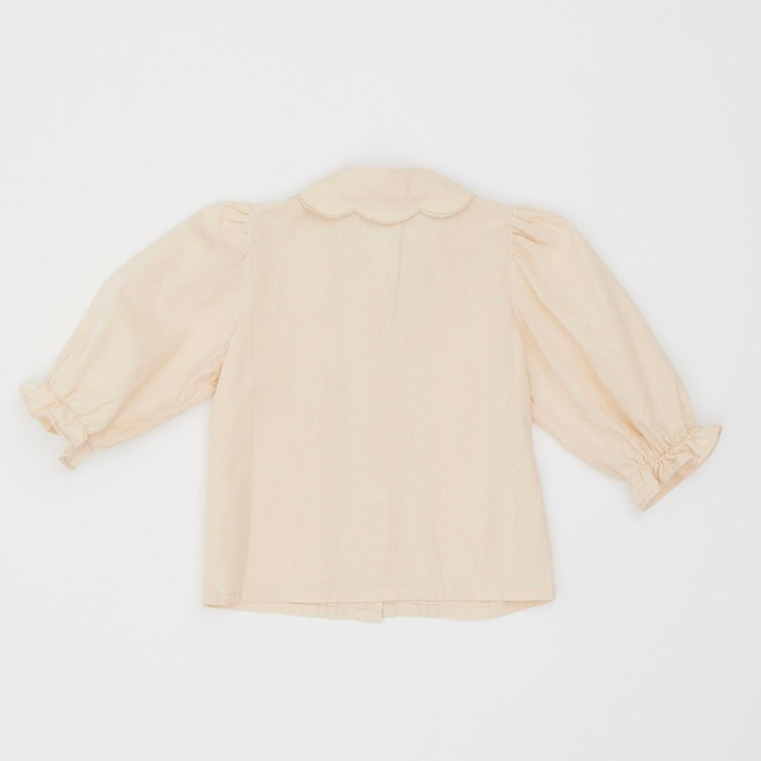 【OUTLET】クラシカルタック パフスリーブブラウス