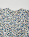 blouse p1 flower ブルー