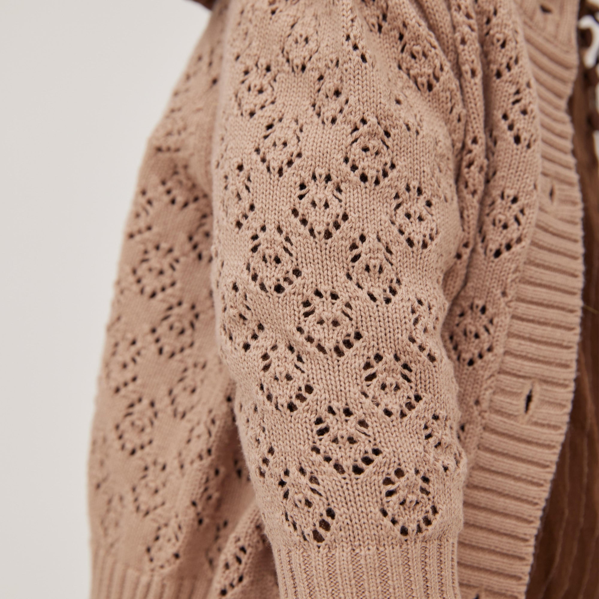 knit E1 cardigan ベージュ