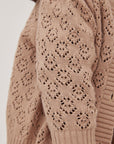 knit E1 cardigan ベージュ