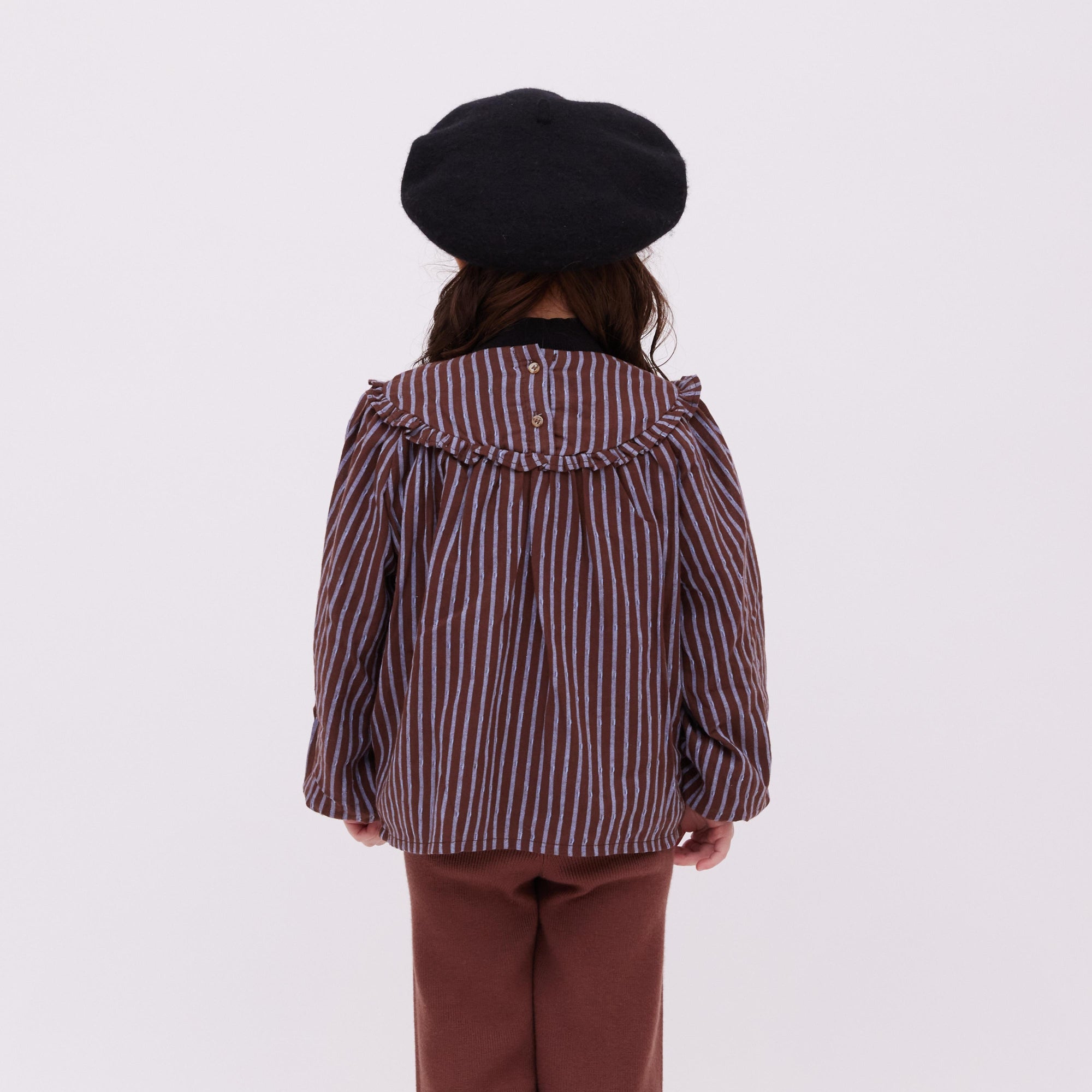 blouse T1 ブラウン