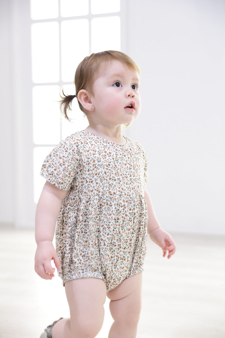 Floral pattern rompers