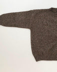 리브 뜨개질 스웨터