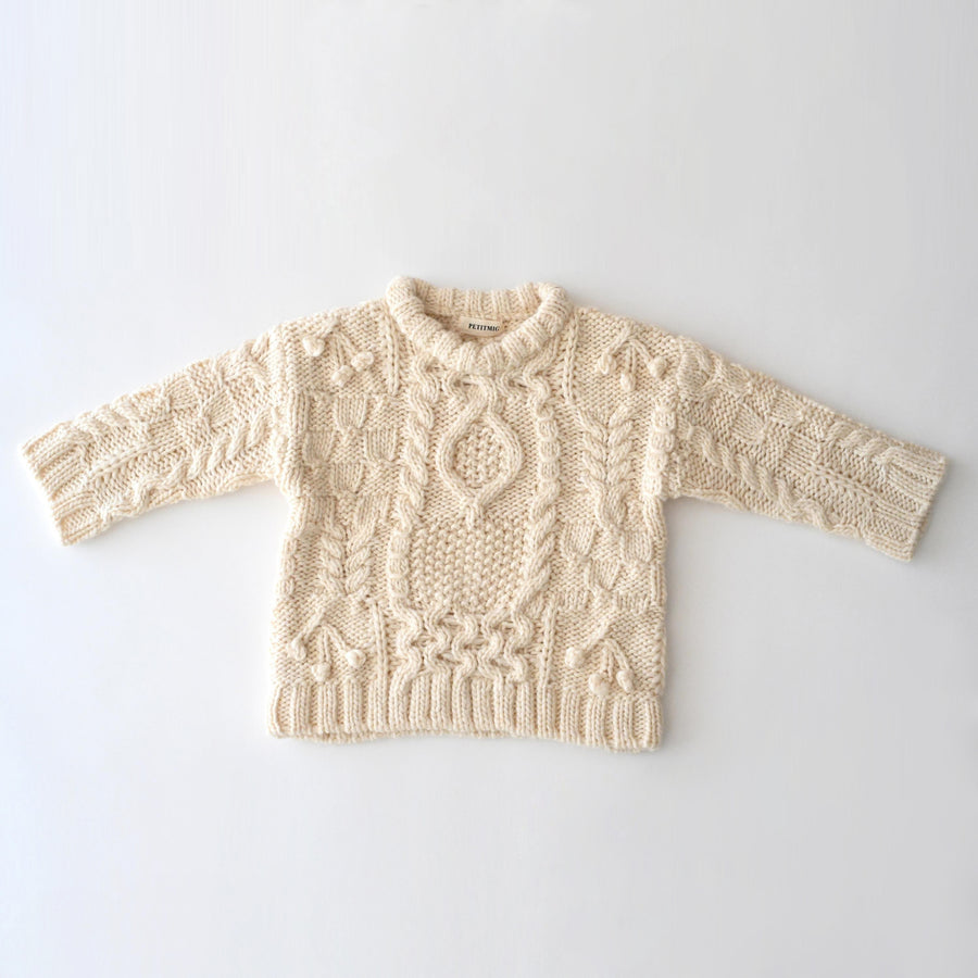 knit T1 white