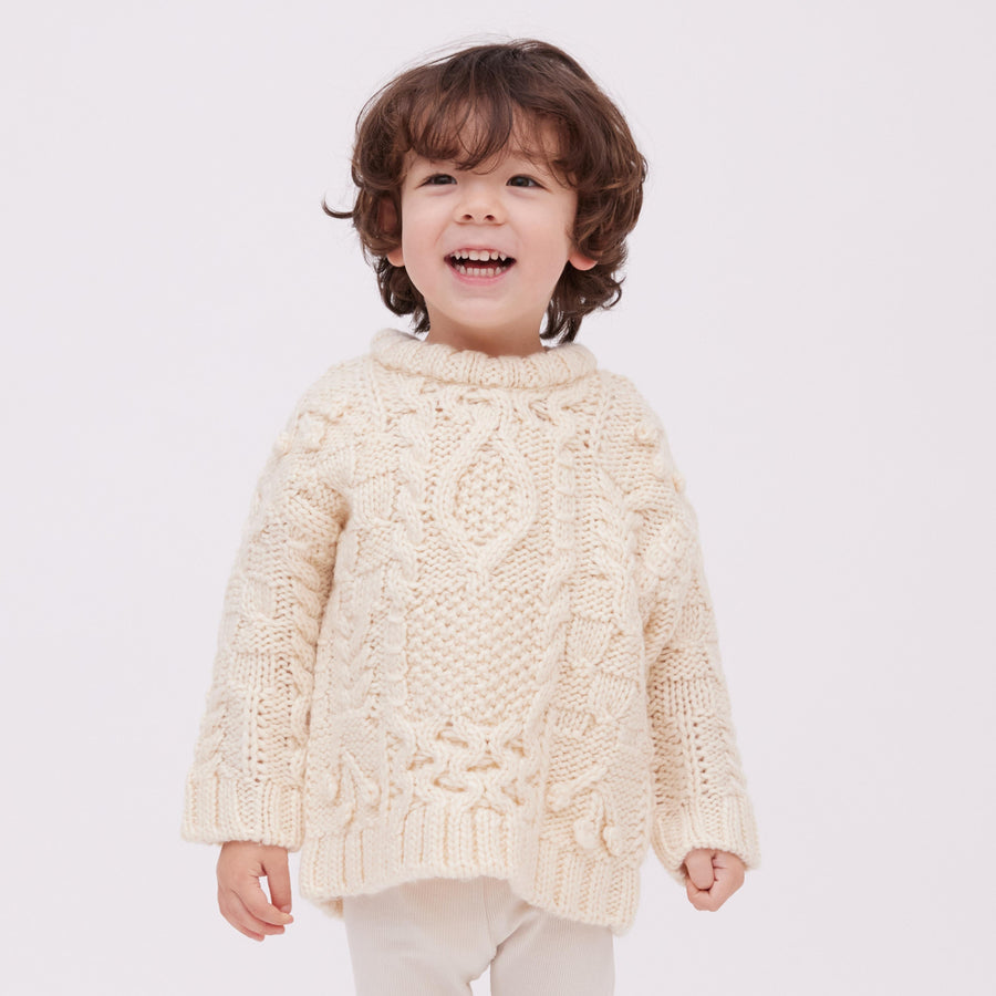 knit T1 white