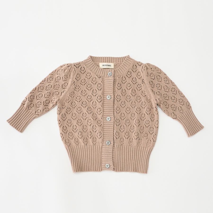 knit E1 cardigan ベージュ