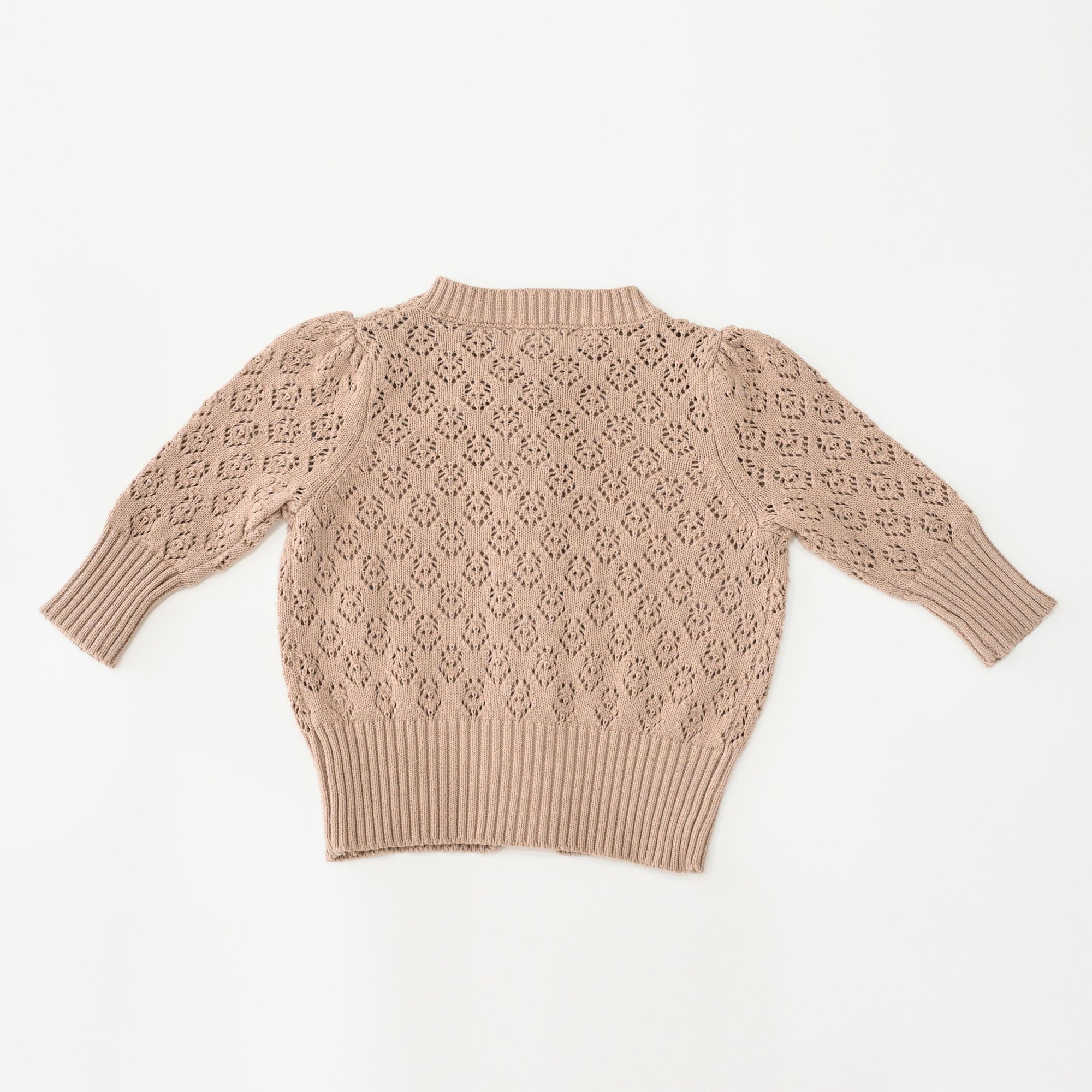 knit E1 cardigan ベージュ