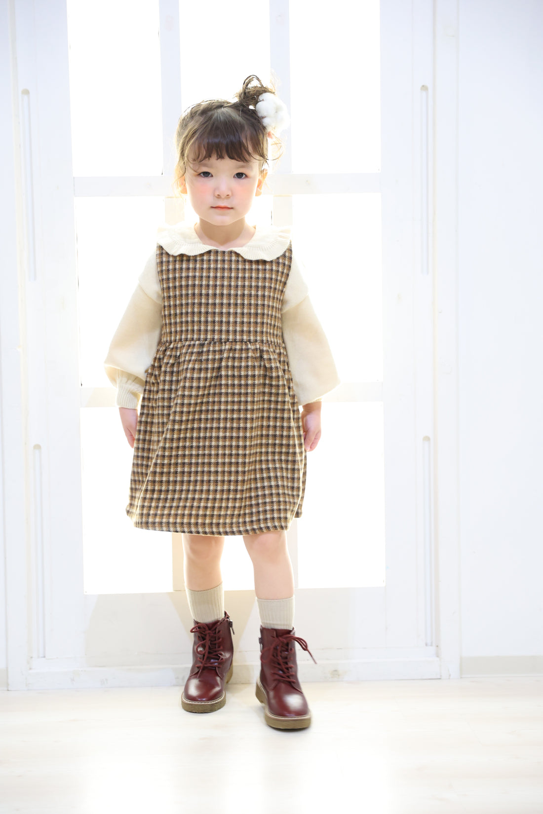 PULLOVER CHECK ONEPIECE