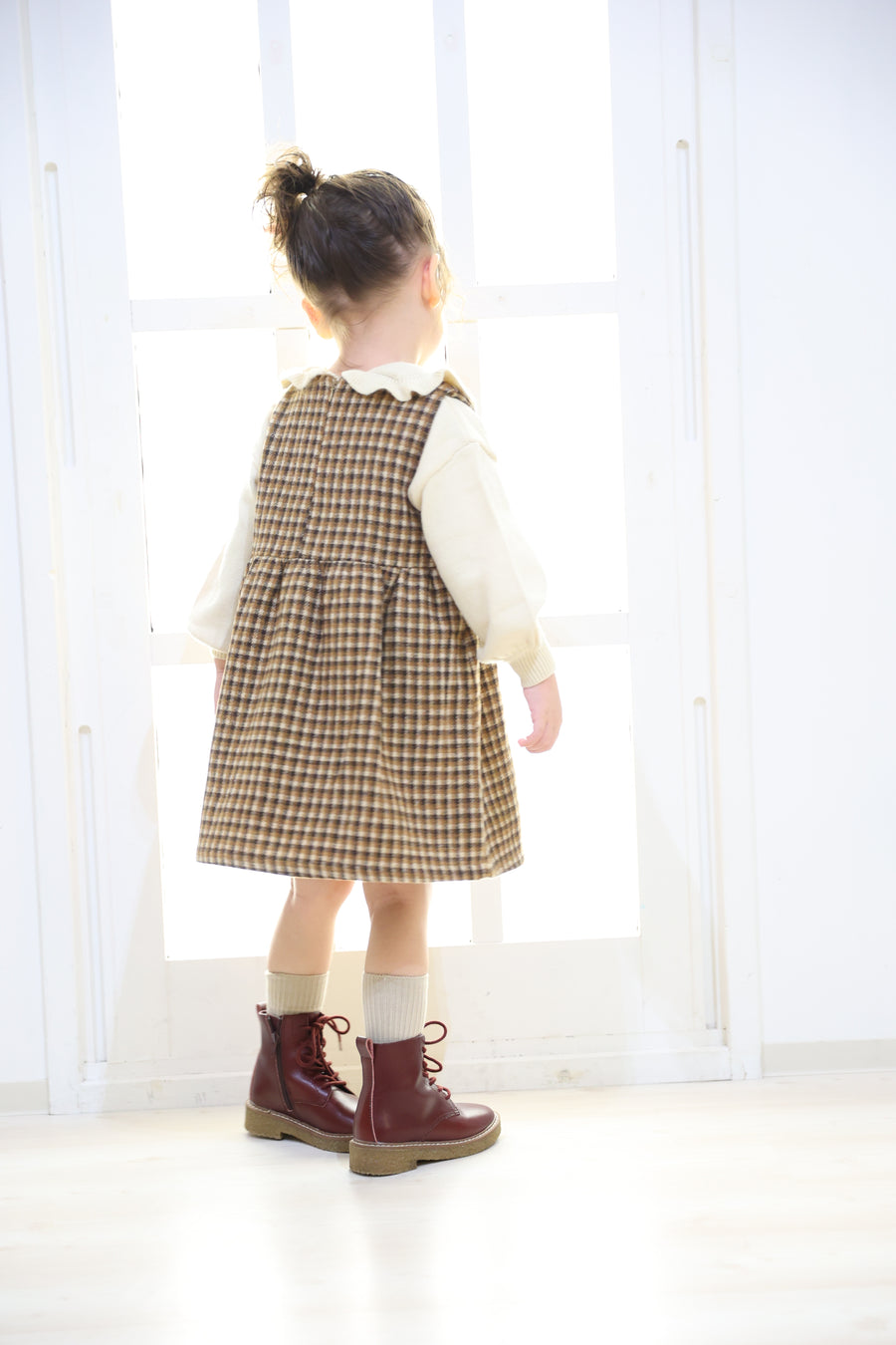 PULLOVER CHECK ONEPIECE