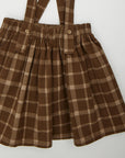 Check salopette skirt