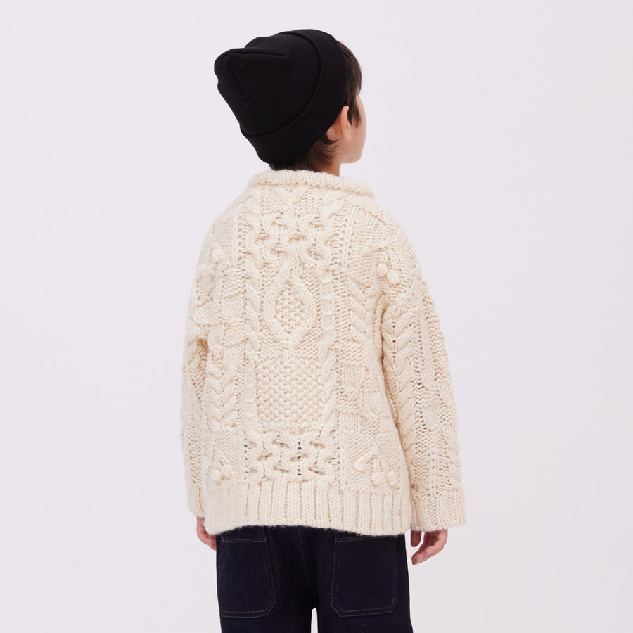 knit T1 white