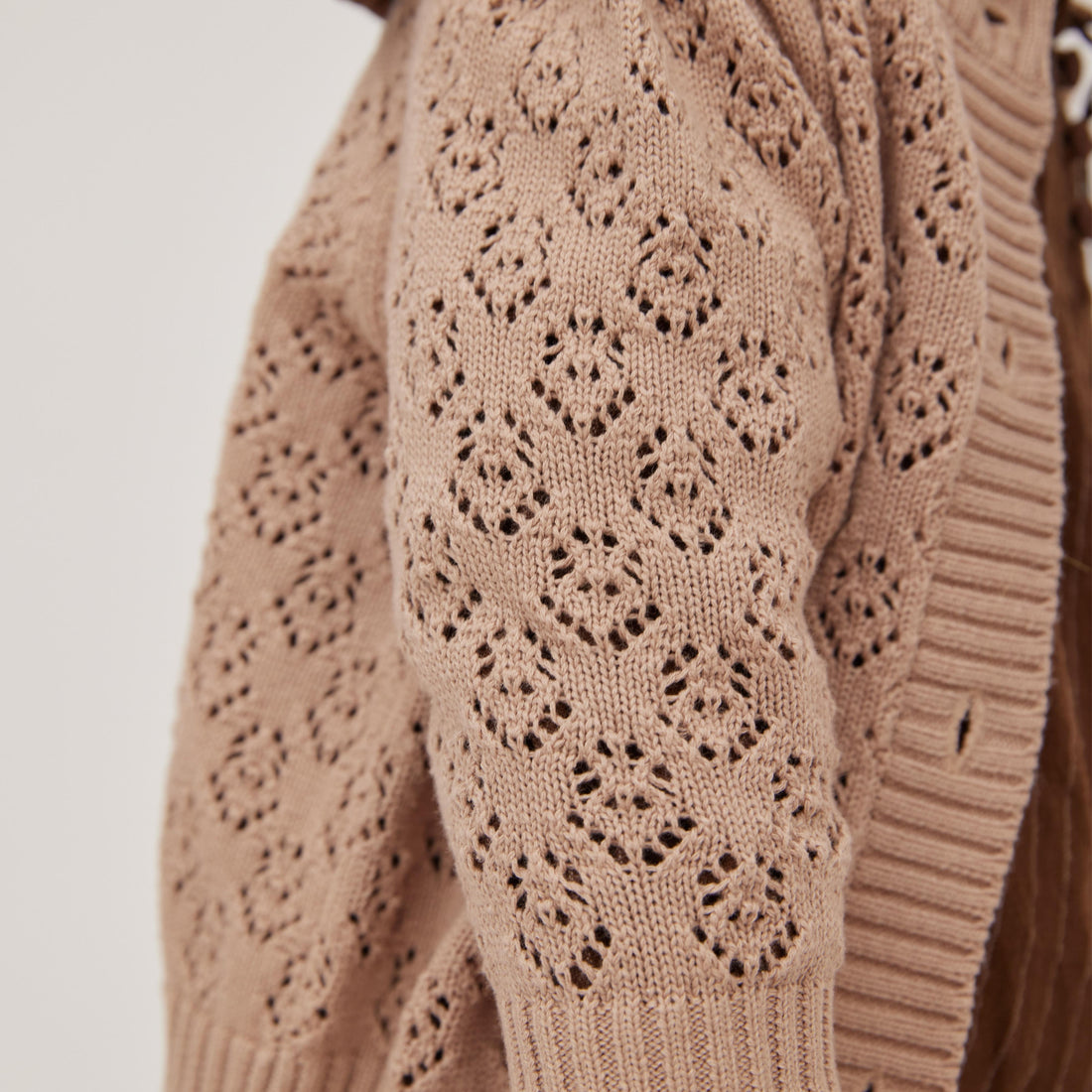 knit E1 cardigan ベージュ