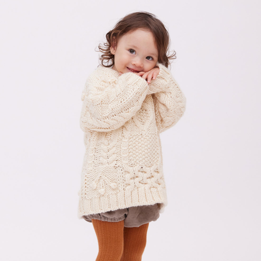 knit T1 white